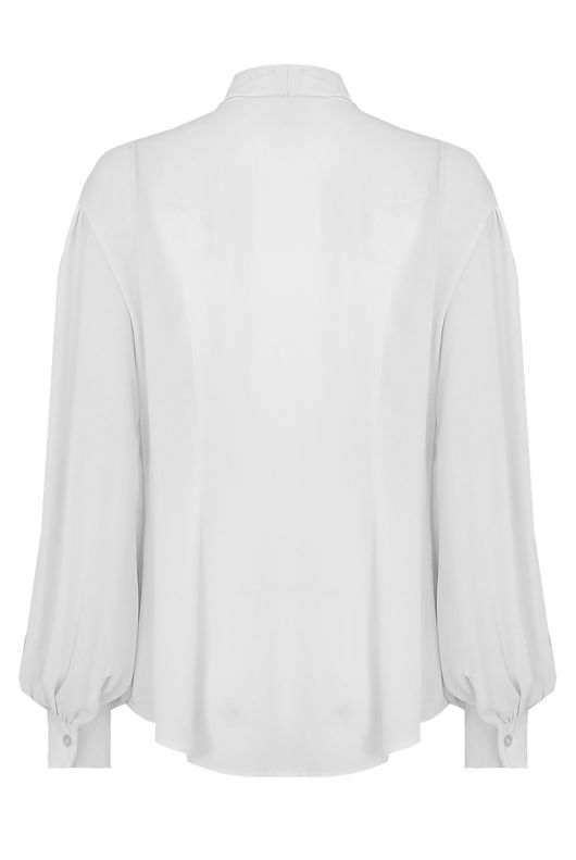 White Front Tie Up Button Up Tops