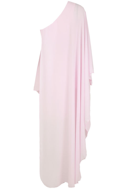 Rose One Shoulder Asymmetric Dress