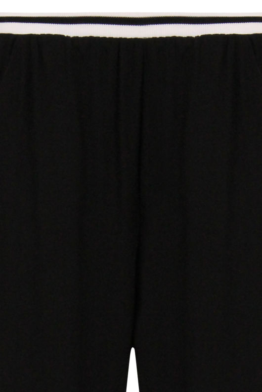 Black & White Contrast Leisurewear Trouser