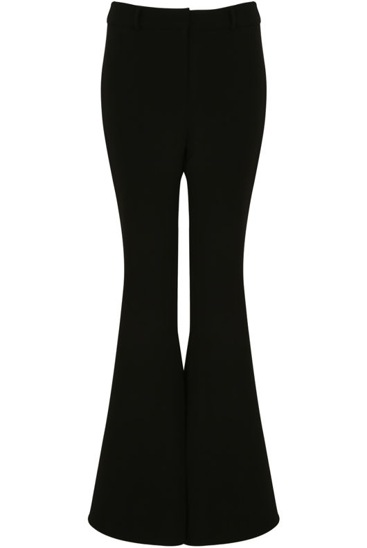 Bell Bottom Trousers in Black