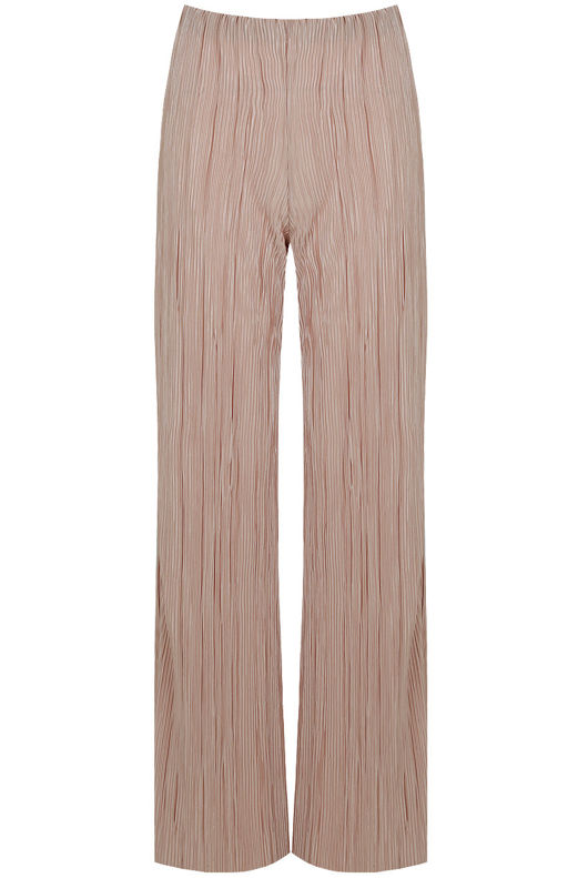 Rose Crinkle Palazzo Trouser
