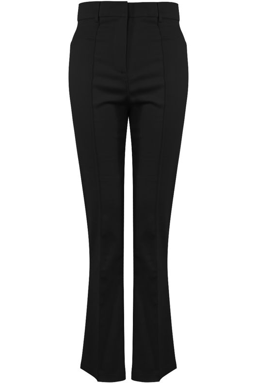 Black Front Seam Bootcut Pants