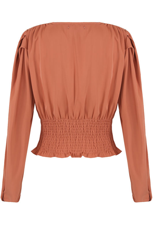 Rose Button Down Blouse