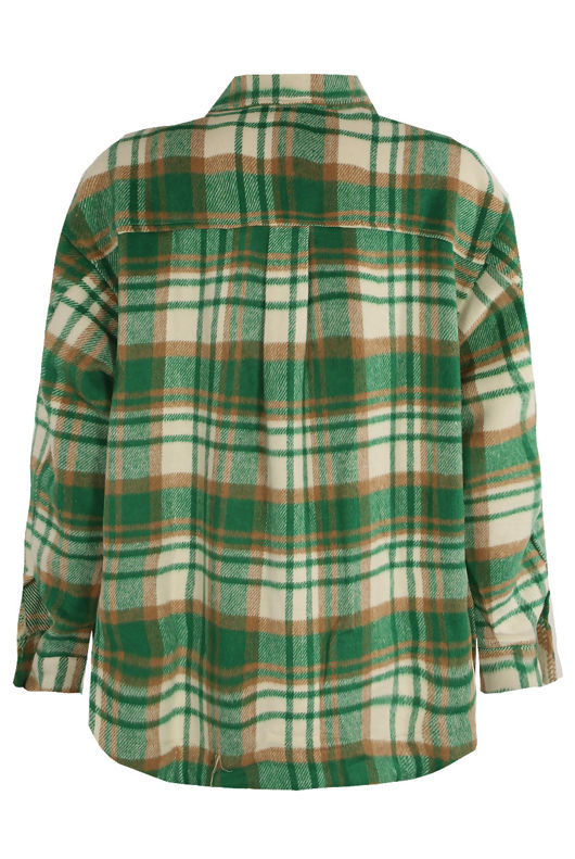 Green Check Print Shackets