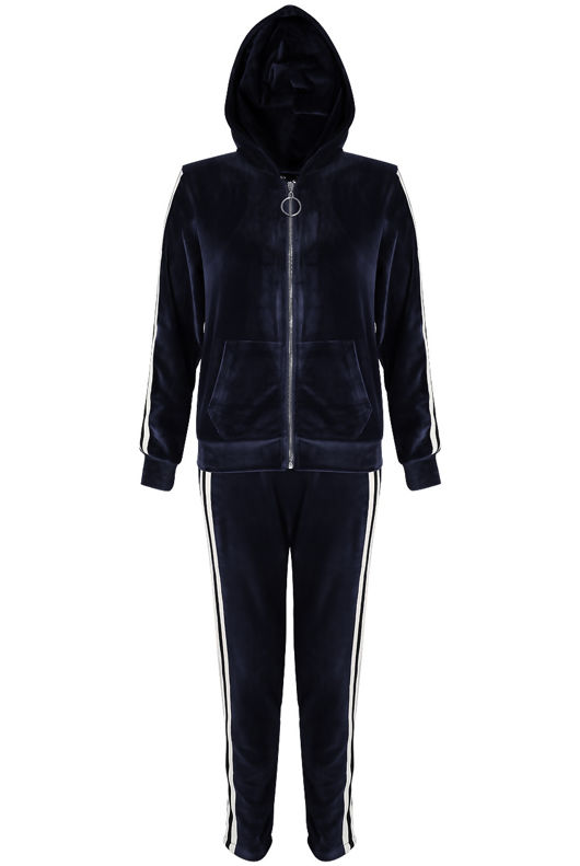 Navy Velvet trousers only