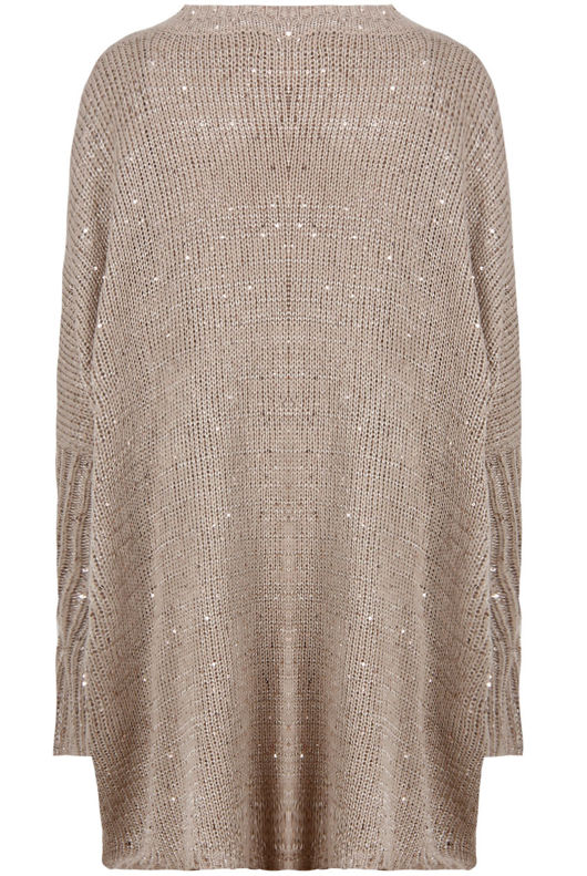 Beige Festive Winter Bear Knitwear 