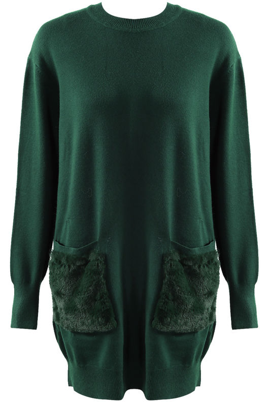 Fur Trim Pockets Oversize Jumper - Mixed Colour Pack
