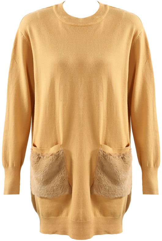 Fur Trim Pockets Oversize Jumper - Mixed Colour Pack