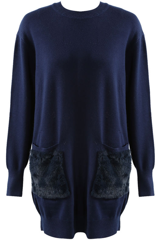Fur Trim Pockets Oversize Jumper - Mixed Colour Pack
