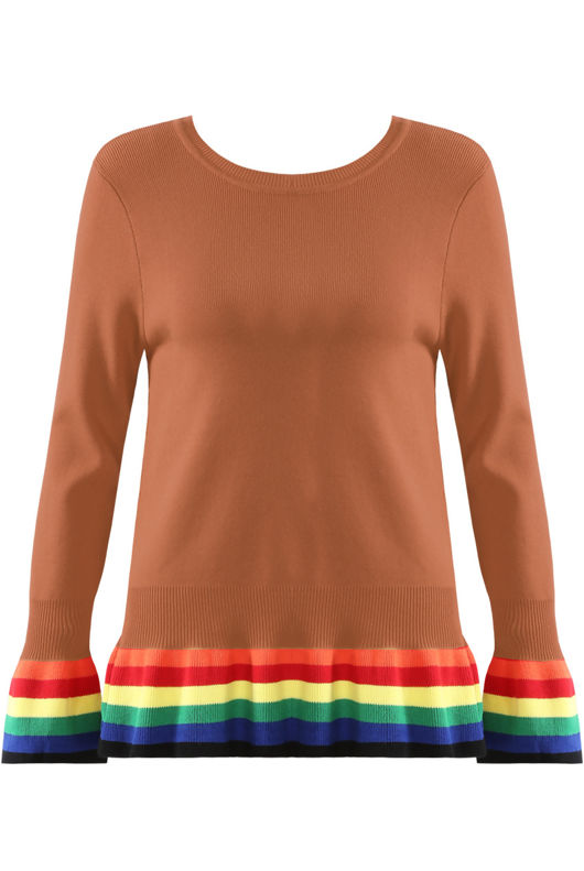 Rainbow Hemline Jumpers - Mixed Colour Pack