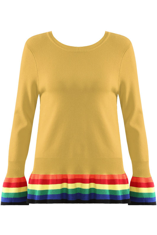 Rainbow Hemline Jumpers - Mixed Colour Pack