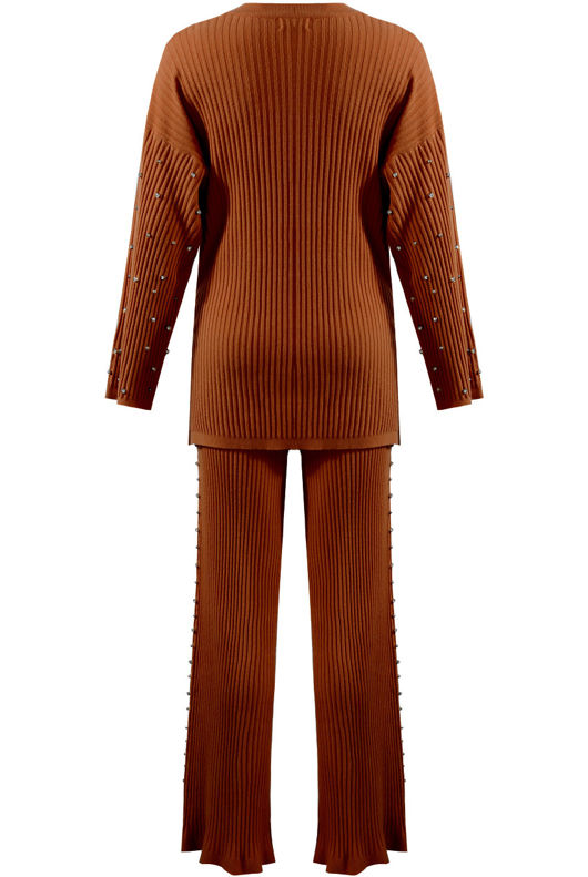  Pearls Trim Tie Up Loungewear - Mix Colours Pack