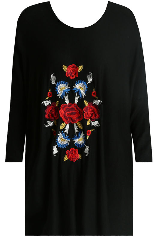 Contrast Flower Embroidered Knitted Jumper - Mix Colours Pack