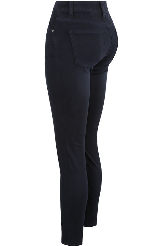 Navy Denim High Waist Skinny Jeans