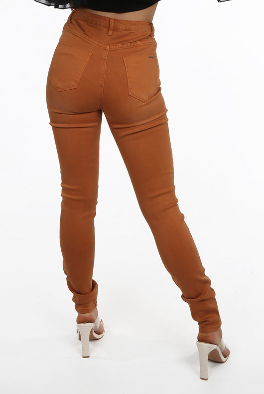 Camel High Waisted Super Stretch Jeans