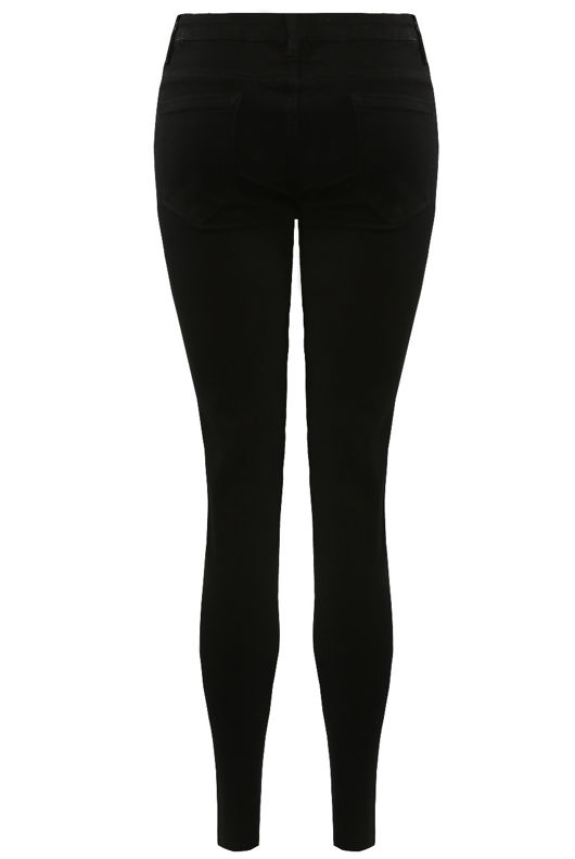 Black Ripped Denim Skinny Jeans 
