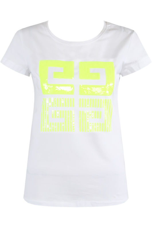 Sequin Trim Tee
