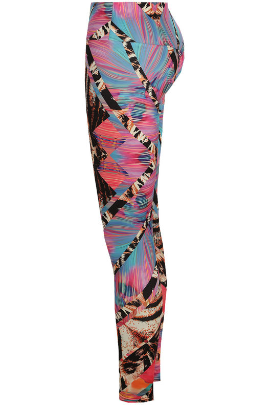 Tiger Print High Waist Push Up Leggings