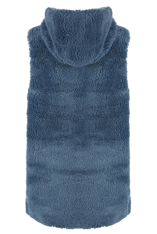 Blue Borg Reversible Faux Shearling Gilet