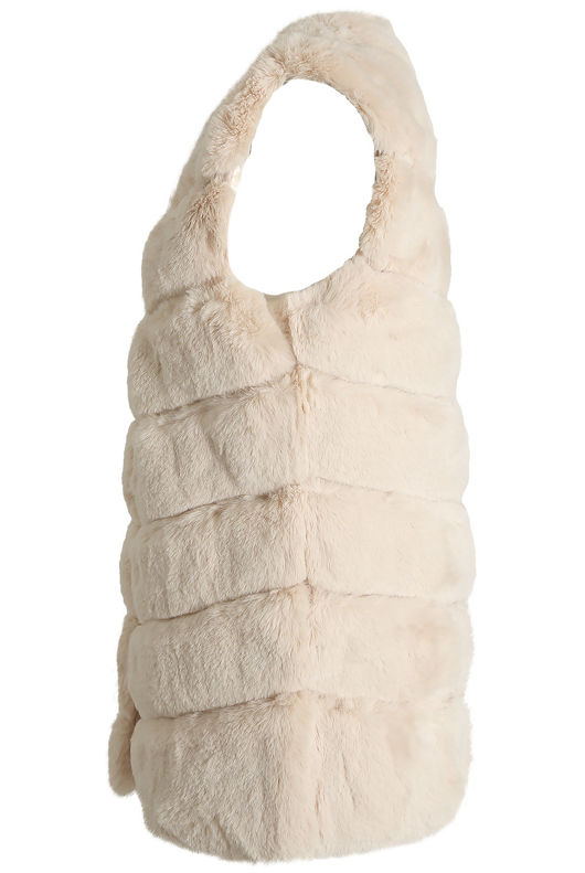 Cream Layer Fur Gilet