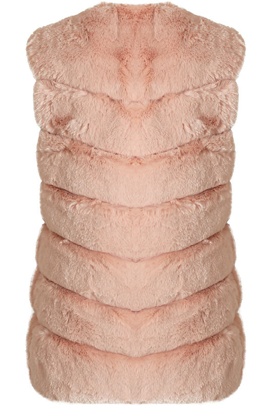 Layered Faux Fur Gilet