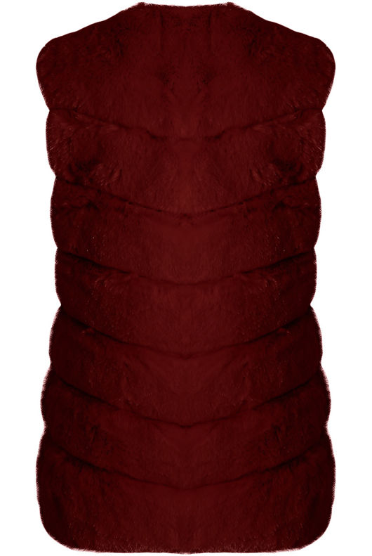 Wine Layer Fur Gilet