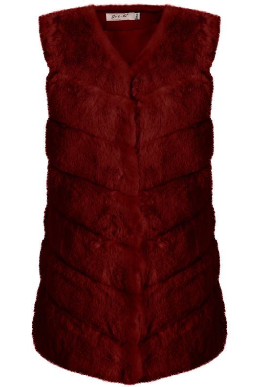 Wine Layer Fur Gilet