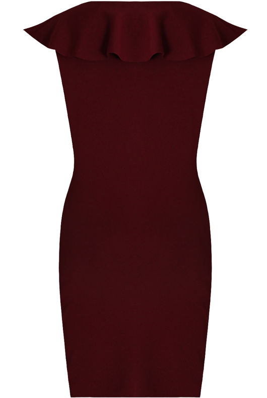 Frilled Asymmetric Bodycon Dress - Mix Pack