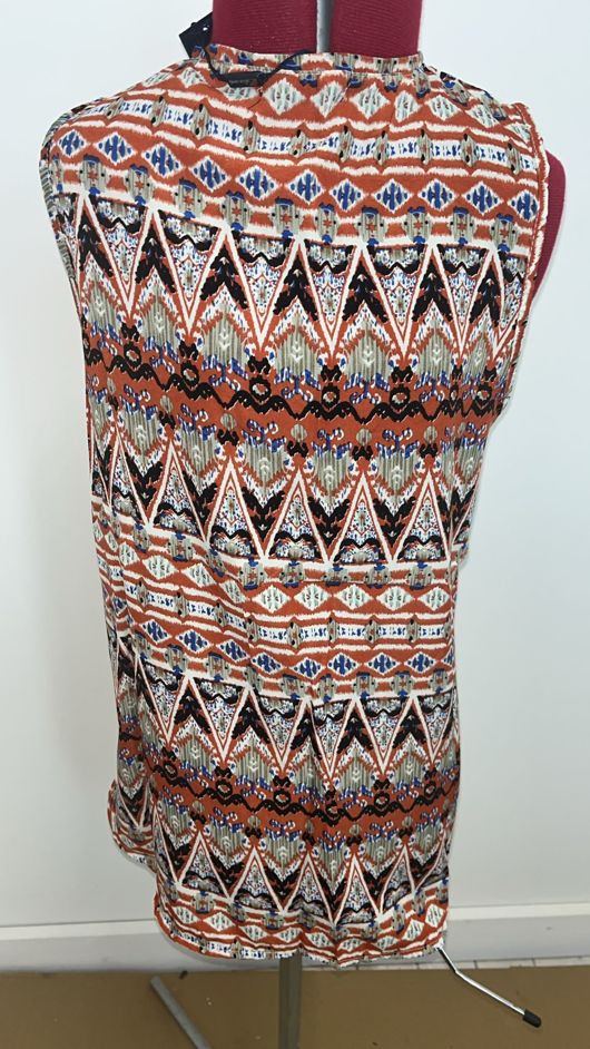 Multicolour Aztec Print Top