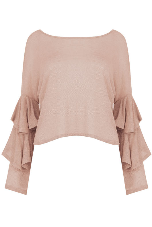 Layered Sleeve Metallic Jumpers