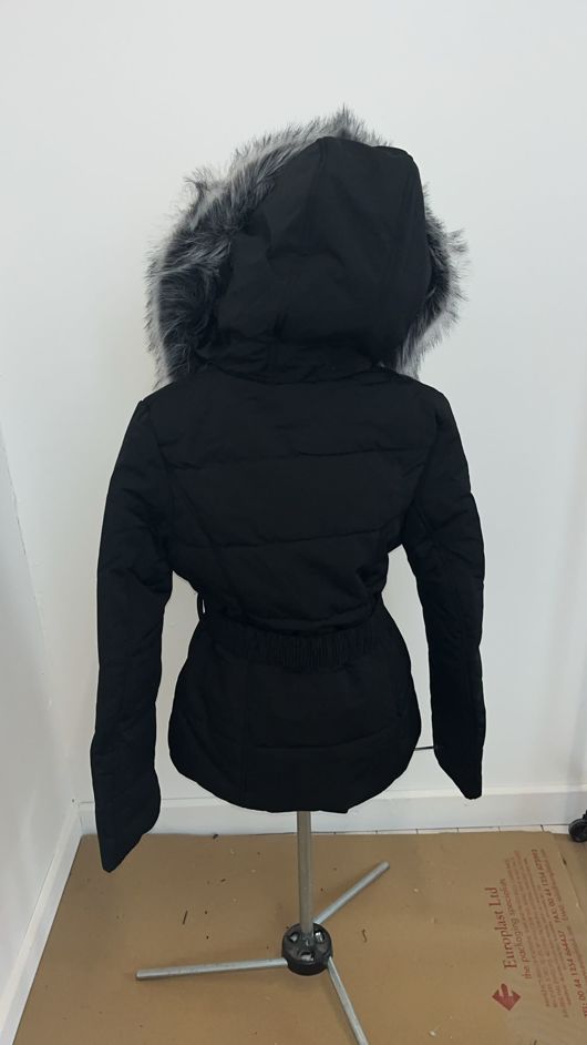 Natural Fur Hood Parka Jacket