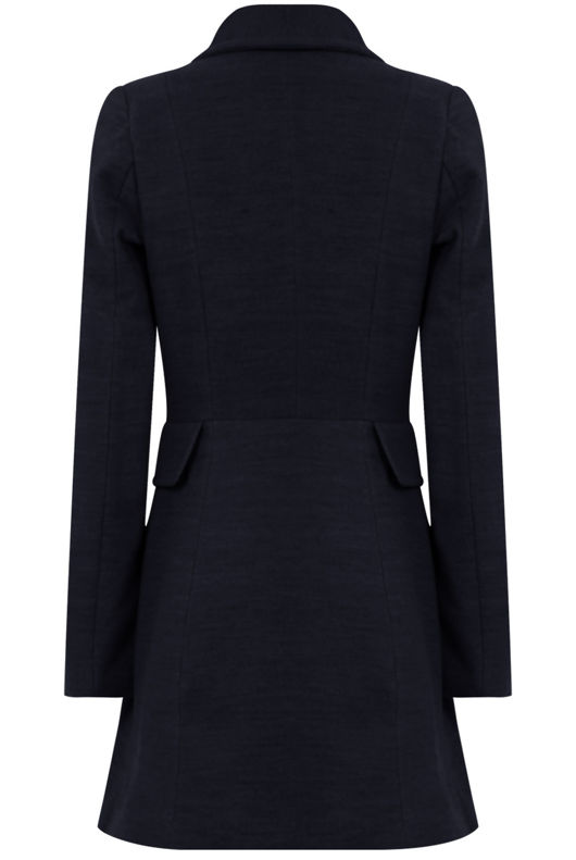 Navy Soft Long Coat