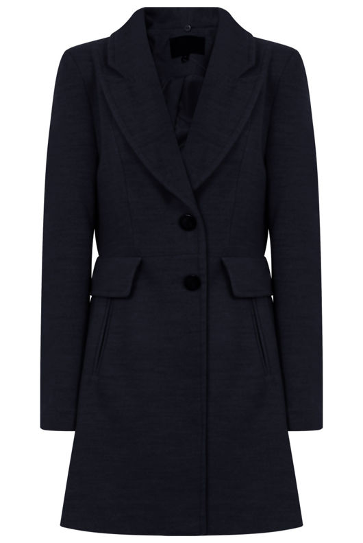 Navy Soft Long Coat