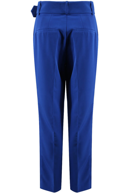 Royal Blue Tailored Belted Pants