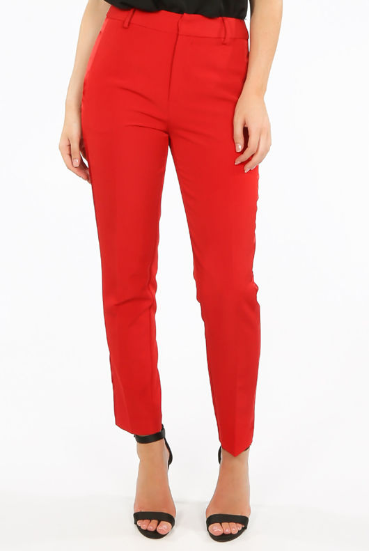 Red Side Stripes Tailored Trousers