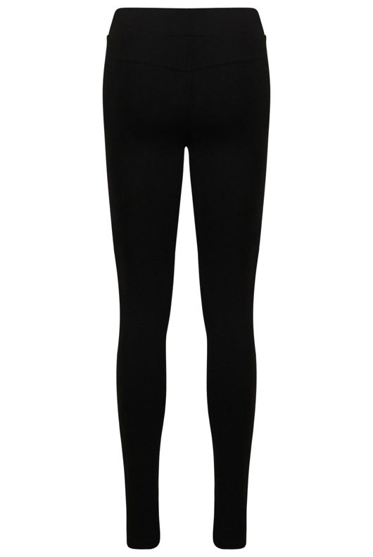 Black Thigh PVC Stretch Pants