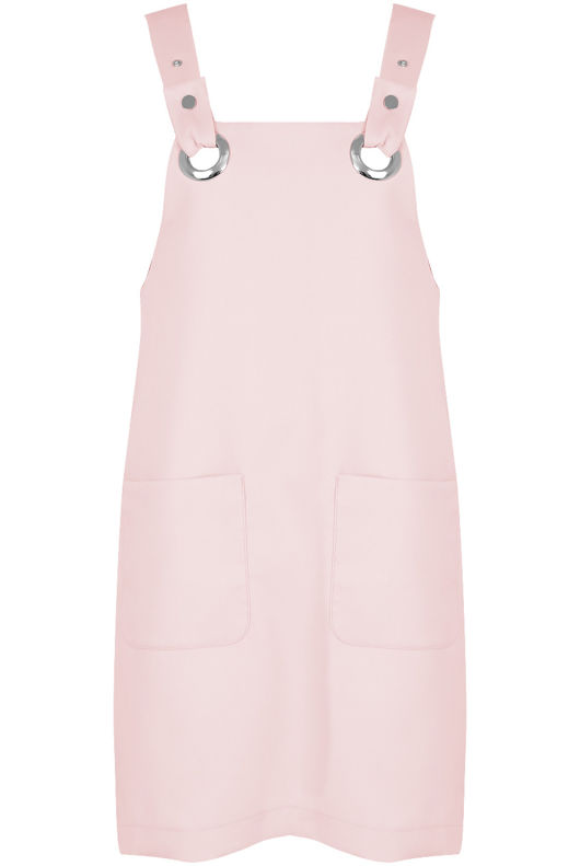 Pink O Ring Dungaree Dress