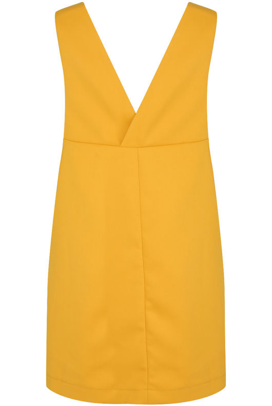 Yellow O Ring Dungaree Dress