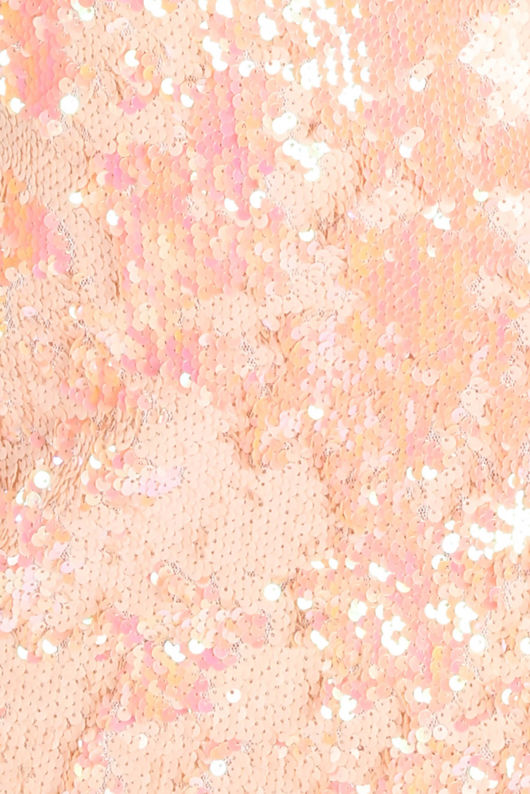 Sequin Strappy Bodycon Dress In Pink