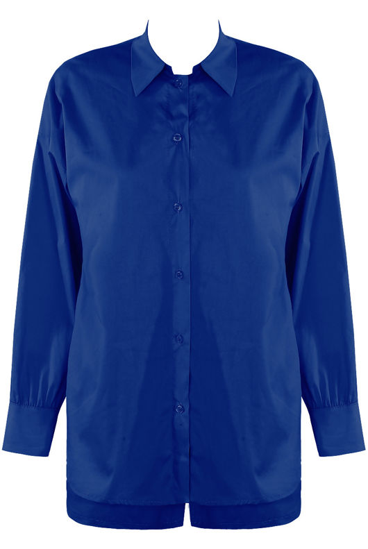 Royal Blue Shirt & Shorts Set