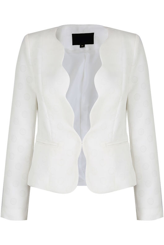 Textured Scallop Blazers