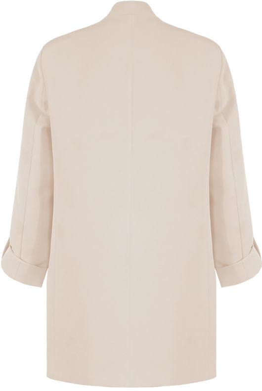 Tailored Waterfall Beige Blazer