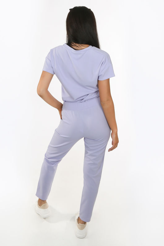 Lilac Sleeve Boxy Loungewear set