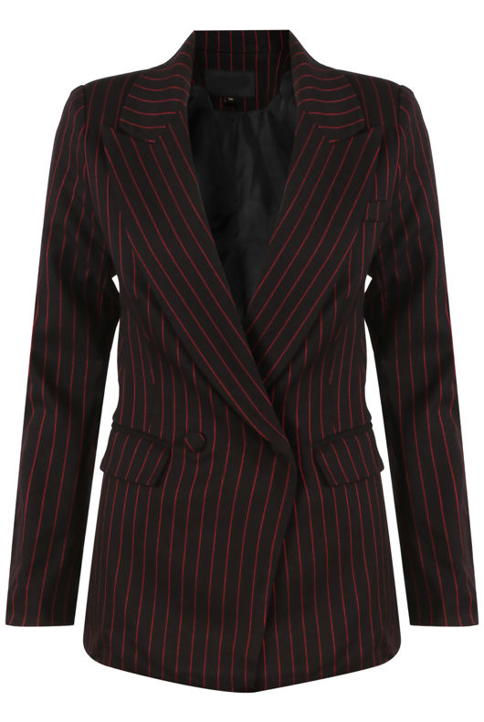 Red Stripes Double Breast Blazer