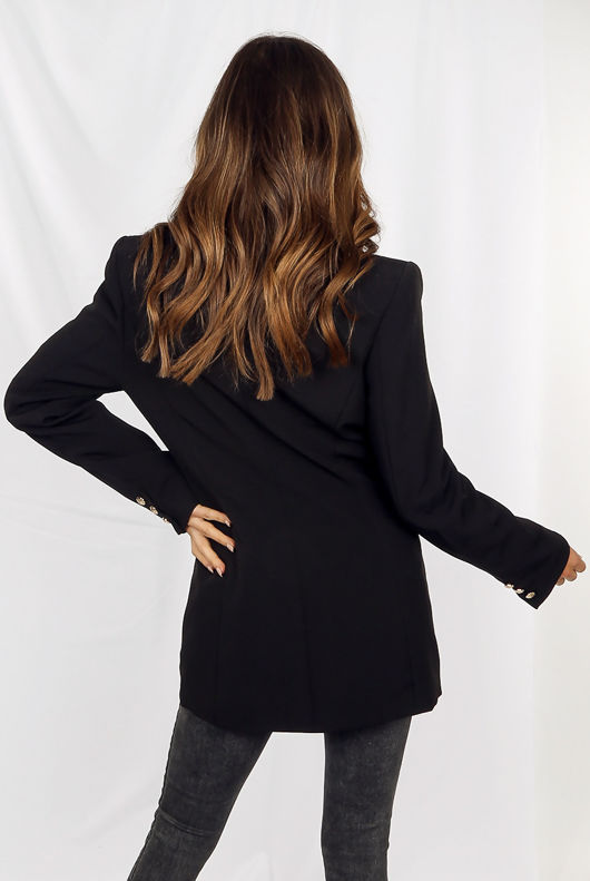 Navy Double Breasted Coat