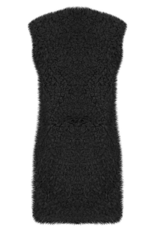 Black Fur dress