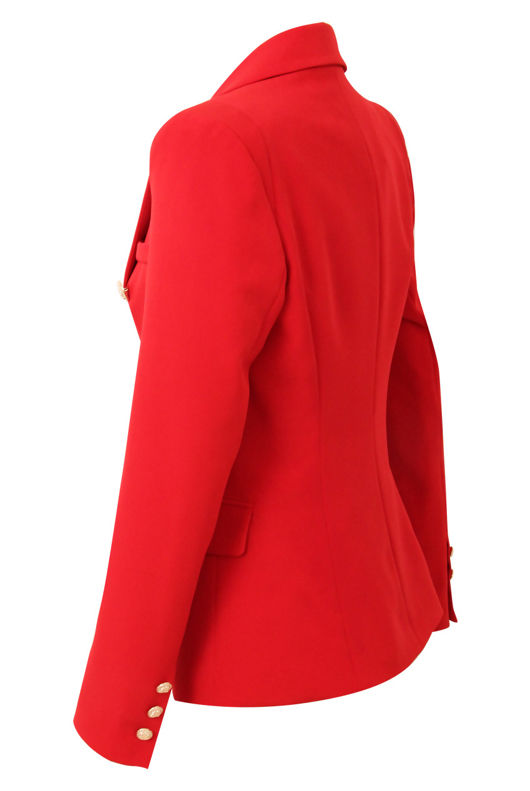Single Button Cross Blazer