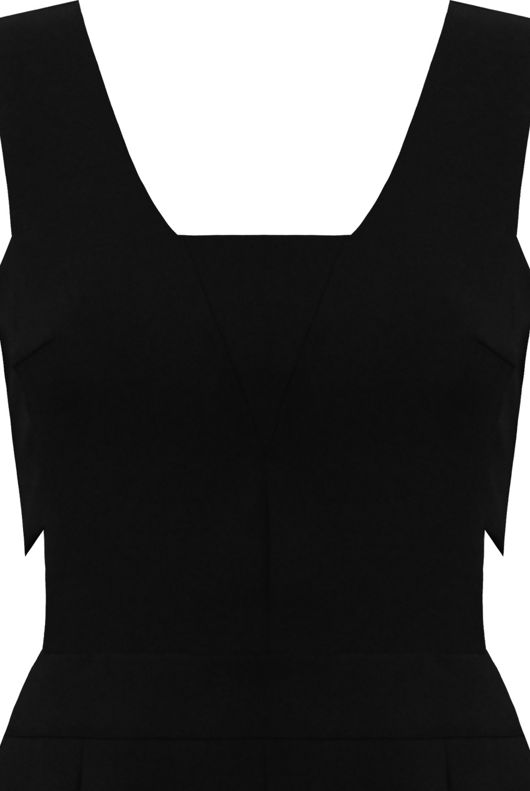 Black Side Cut Out Playsuit