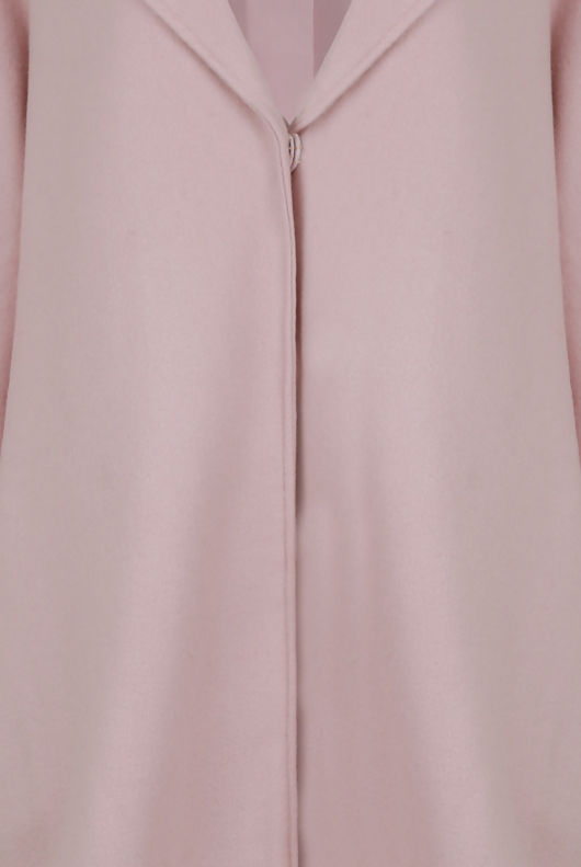 Rose Front Button Up Long Coat 