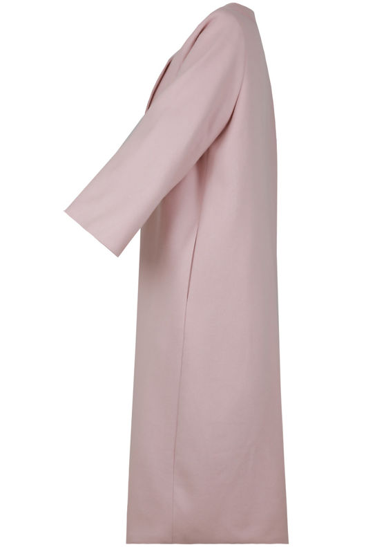 Rose Front Button Up Long Coat 